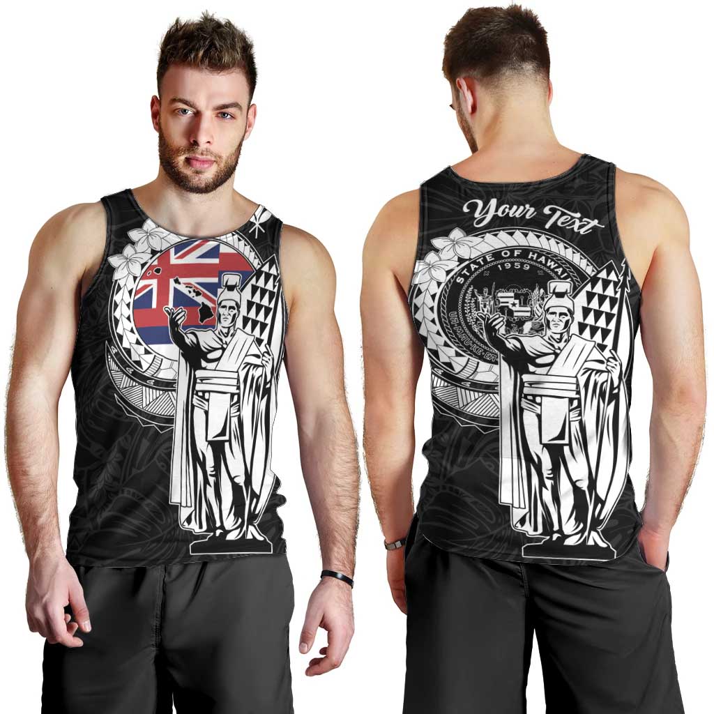 Personalized Hawaii King Kamehameha Men Tank Top Flag Polynesian Pattern LT01 - Polynesian Pride