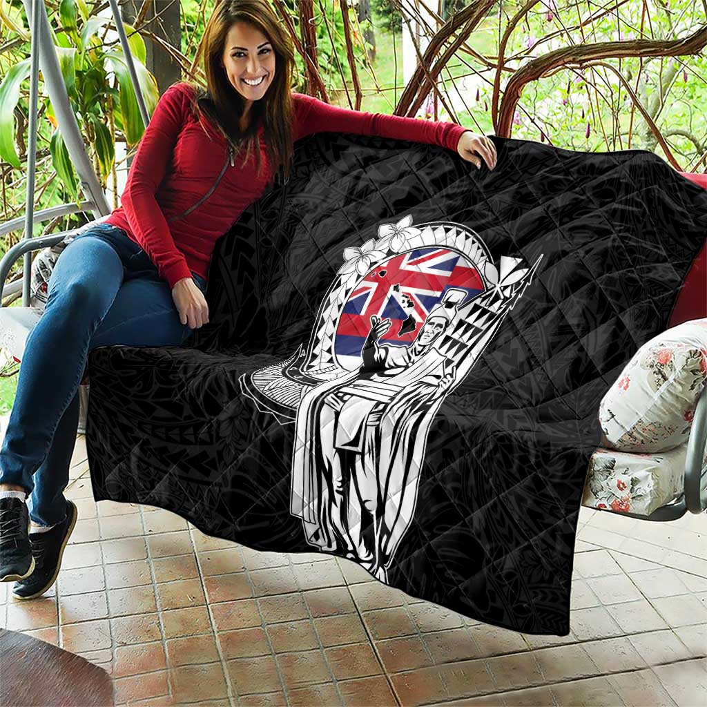 Hawaii King Kamehameha Quilt Flag Polynesian Pattern LT01 - Polynesian Pride