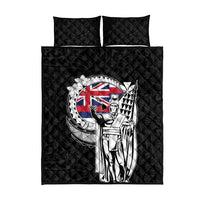 Hawaii King Kamehameha Quilt Bed Set Flag Polynesian Pattern