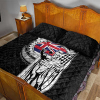 Hawaii King Kamehameha Quilt Bed Set Flag Polynesian Pattern