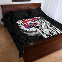 Hawaii King Kamehameha Quilt Bed Set Flag Polynesian Pattern