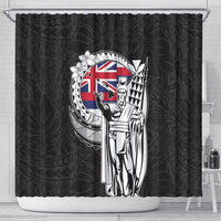 Hawaii King Kamehameha Shower Curtain Flag Polynesian Pattern LT01 - Polynesian Pride