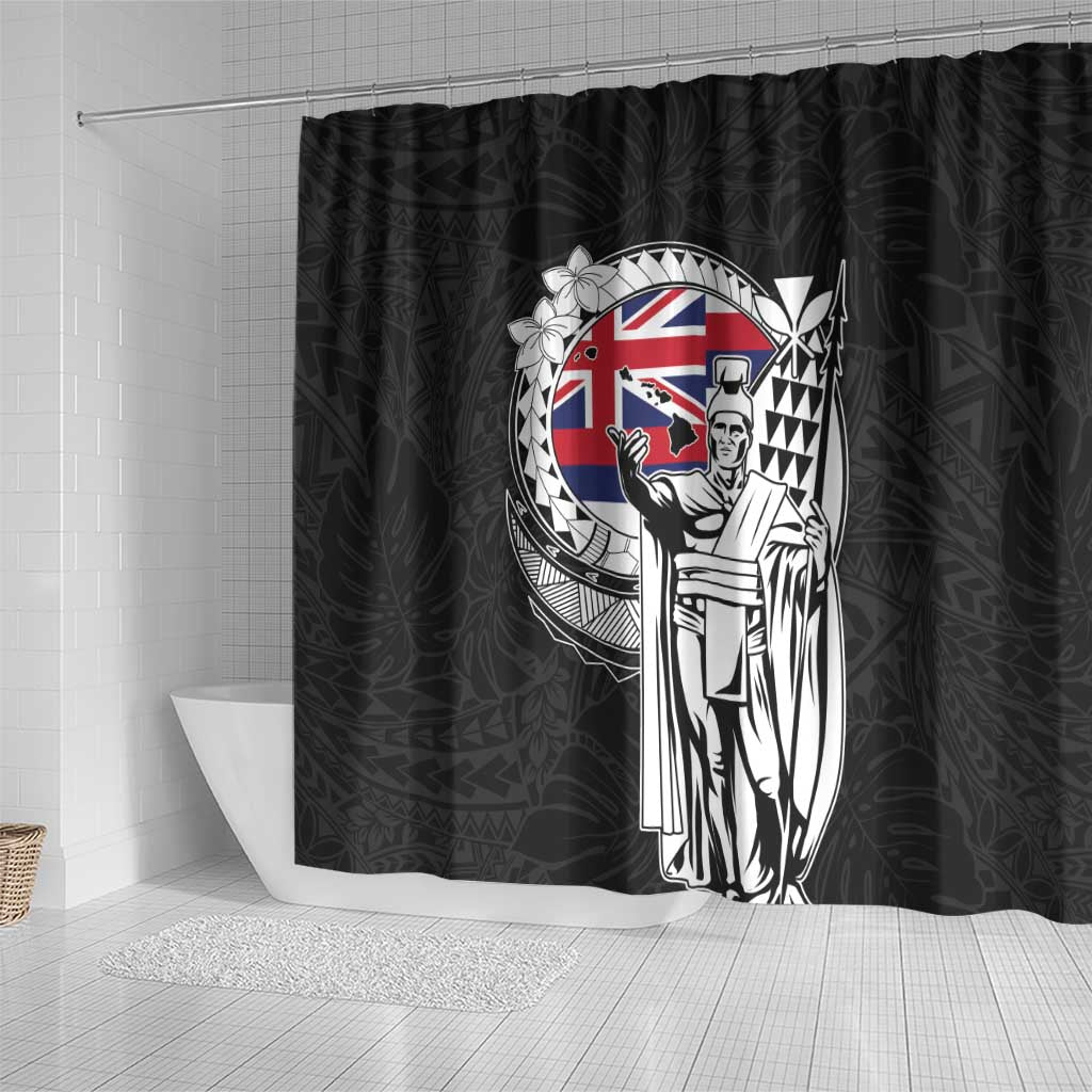 Hawaii King Kamehameha Shower Curtain Flag Polynesian Pattern LT01 - Polynesian Pride