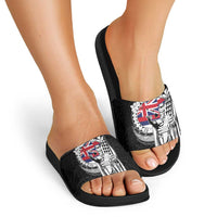 Hawaii King Kamehameha Slide Sandals Flag Polynesian Pattern LT01 - Polynesian Pride