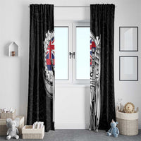 Hawaii King Kamehameha Window Curtain Flag Polynesian Pattern