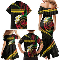 Vanuatu Independence Day Family Matching Mermaid Dress and Hawaiian Shirt Yumi 45th Hapi Indipendens Dei LT01 - Polynesian Pride