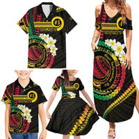 Vanuatu Independence Day Family Matching Summer Maxi Dress and Hawaiian Shirt Yumi 45th Hapi Indipendens Dei LT01 - Polynesian Pride