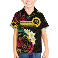 Vanuatu Independence Day Family Matching Tank Maxi Dress and Hawaiian Shirt Yumi 45th Hapi Indipendens Dei LT01