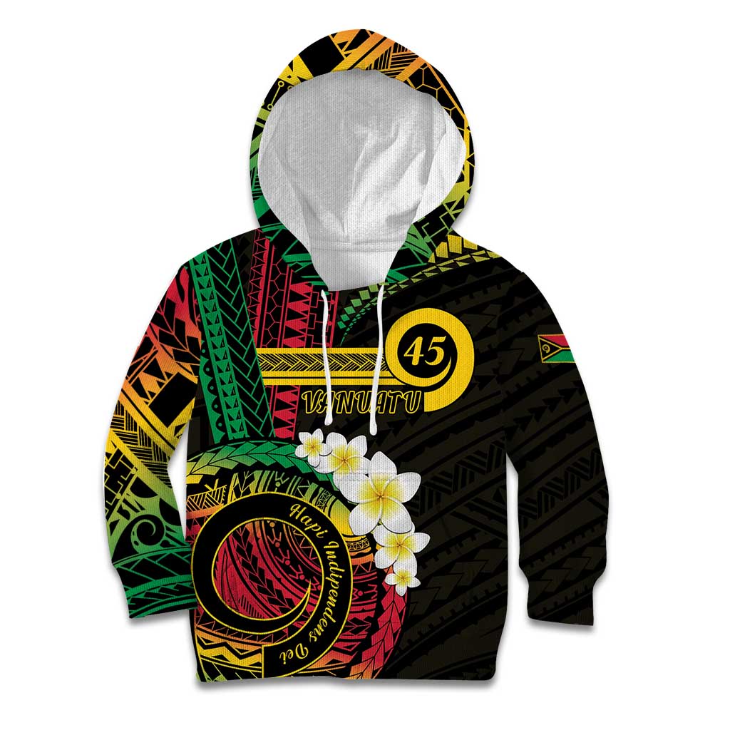 Vanuatu Independence Day Kid Hoodie Yumi 45th Hapi Indipendens Dei LT01