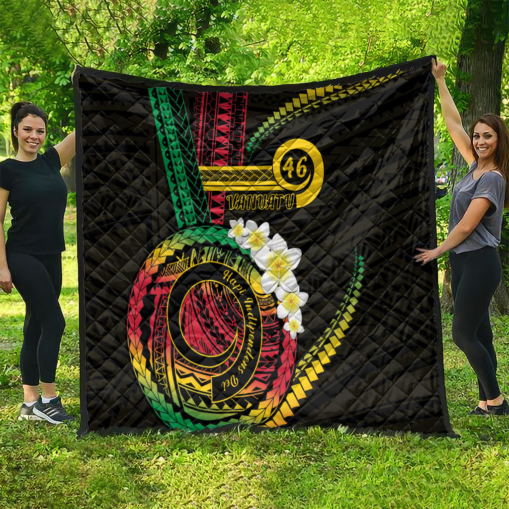 Vanuatu Independence Day Quilt Yumi 46th Hapi Indipendens Dei LT01 - Polynesian Pride