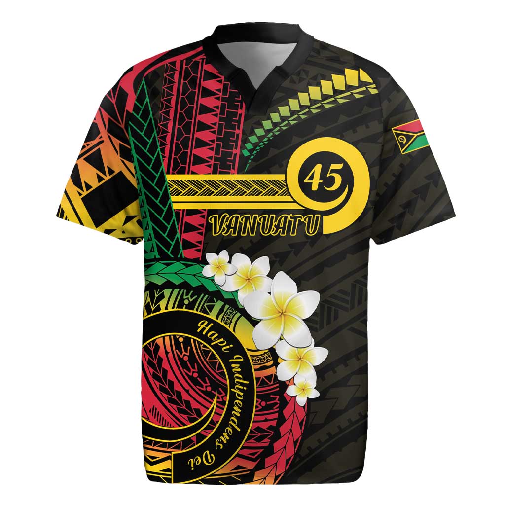 Vanuatu Independence Day Rugby Jersey Yumi 45th Hapi Indipendens Dei LT01