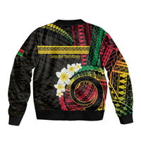 Vanuatu Independence Day Sleeve Zip Bomber Jacket Yumi 45th Hapi Indipendens Dei LT01