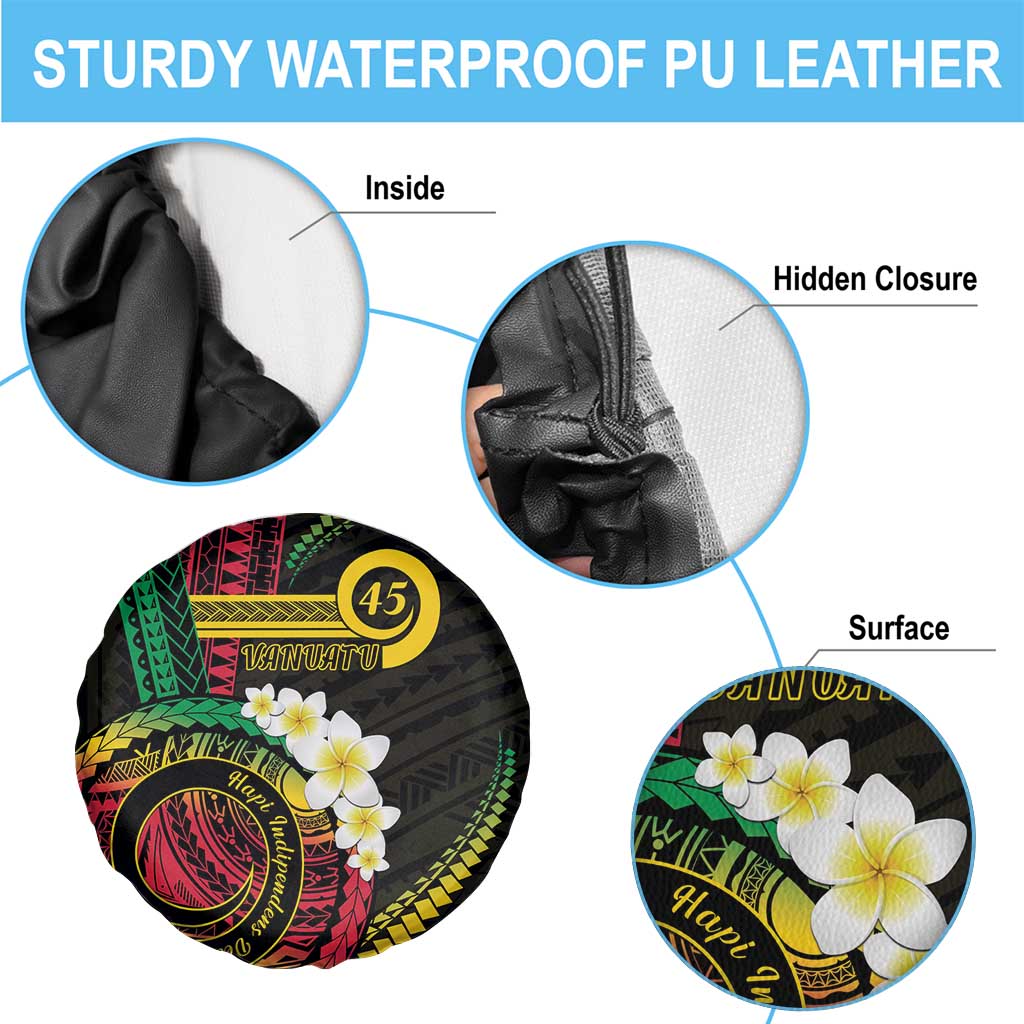 Vanuatu Independence Day Spare Tire Cover Yumi 45th Hapi Indipendens Dei LT01