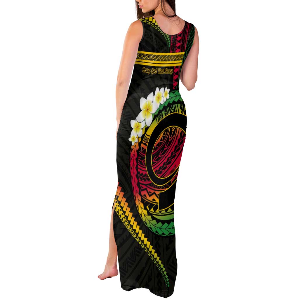 Vanuatu Independence Day Tank Maxi Dress Yumi 45th Hapi Indipendens Dei LT01
