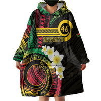 Vanuatu Independence Day Wearable Blanket Hoodie Yumi 46th Hapi Indipendens Dei LT01 - Polynesian Pride