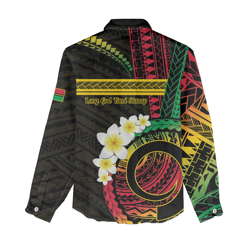 Vanuatu Independence Day Women Casual Shirt Yumi 46th Hapi Indipendens Dei LT01 - Polynesian Pride