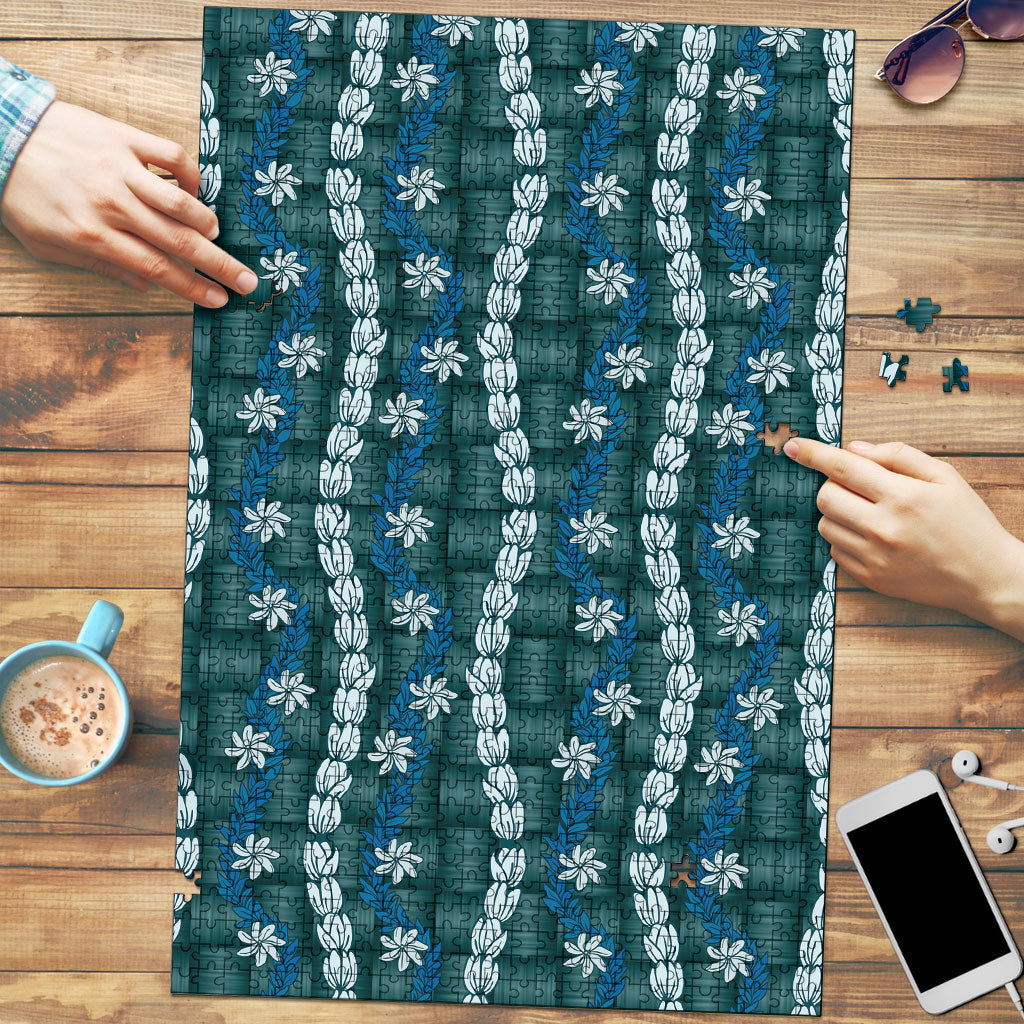 Pikake Maile Tiare Lei Puzzle Polu Lauhala Pattern