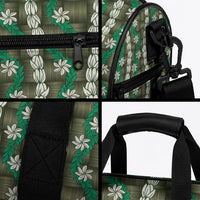 Pikake Maile Tiare Lei Duffle Bag Omaomao Lauhala Pattern LT01 - Polynesian Pride