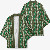 Pikake Maile Tiare Lei Kimono Omaomao Lauhala Pattern