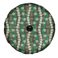 Pikake Maile Tiare Lei Spare Tire Cover Omaomao Lauhala Pattern LT01 - Polynesian Pride