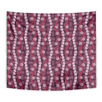 Pikake Maile Tiare Lei Tapestry Akala Lauhala Pattern