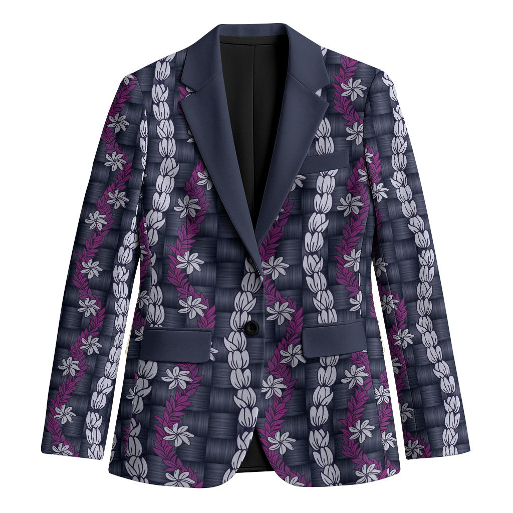 Pikake Maile Tiare Lei Blazer Poni Lauhala Pattern