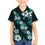 Hawaiian Hibiscus Tribal Floral Teal Hawaiian Shirt Polynesian Tapa Pattern - Polynesian Pride