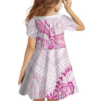 Personalised New Zealand Pink Fern Breast Cancer Family Matching Off Shoulder Maxi Dress and Hawaiian Shirt Polynesian Pattern LT01 - Polynesian Pride
