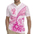 Personalised New Zealand Pink Fern Breast Cancer Rugby Jersey Polynesian Pattern