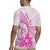 Personalised New Zealand Pink Fern Breast Cancer Rugby Jersey Polynesian Pattern