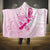 Personalised Aotearoa Breast Cancer Hooded Blanket New Zealand Maori Pattern