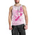 Personalised Aotearoa Breast Cancer Men Tank Top New Zealand Maori Pattern