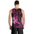 Hawaii Breast Cancer Men Tank Top Girl Floral Kakau Pattern