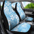 Fiji Tapa Pattern Car Seat Cover Plumeria Floral