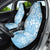 Fiji Tapa Pattern Car Seat Cover Plumeria Floral