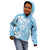 Fiji Tapa Pattern Kid Hoodie Plumeria Floral