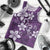 Plumeria Floral Tapa Pattern Amethyst Purple Men Tank Top