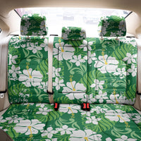 Green Hawaiian Hibiscus Monstera Back Car Seat Cover Grunge Stylized LT01 - Polynesian Pride