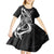 New Zealand Waitangi Day Kid Short Sleeve Dress Aotearoa Te Tiriti O Waitangi Kiwi Black Version LT01 - Polynesian Pride