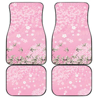 Cranes Sakura Floral Pink Pastel Car Mats Hawaii Japan Culture - Polynesian Pride