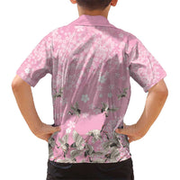 Cranes Sakura Floral Pink Pastel Hawaiian Shirt Hawaii Japan Culture - Polynesian Pride