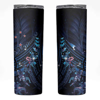 Matariki Paua Shell New Zealand Skinny Tumbler Haka Dance At The Starry Night