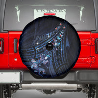 Matariki Paua Shell New Zealand Spare Tire Cover Haka Dance At The Starry Night LT01 - Polynesian Pride