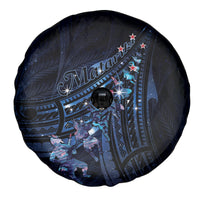 Matariki Paua Shell New Zealand Spare Tire Cover Haka Dance At The Starry Night LT01 - Polynesian Pride