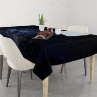 Matariki Paua Shell New Zealand Tablecloth Haka Dance At The Starry Night LT01 - Polynesian Pride