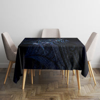 Matariki Paua Shell New Zealand Tablecloth Haka Dance At The Starry Night LT01 - Polynesian Pride