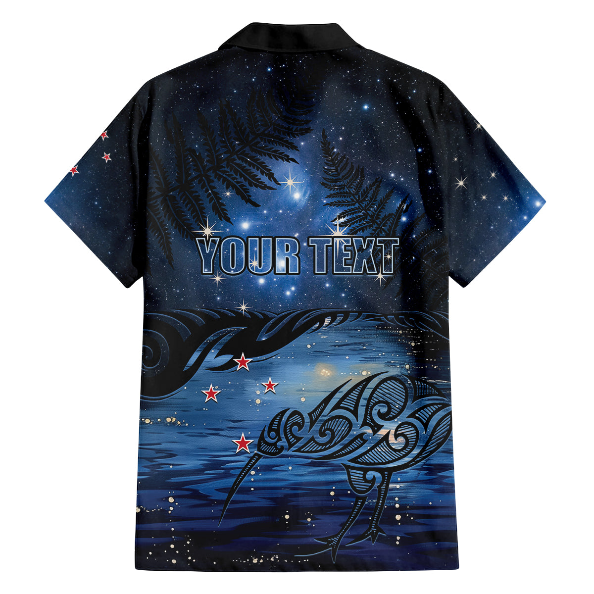 Personalised Matariki Kiwi Family Matching Tank Maxi Dress and Hawaiian Shirt Silver Fern LT01 - Polynesian Pride