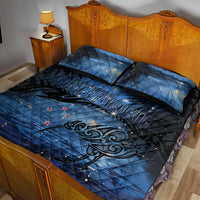 Matariki Kiwi Quilt Bed Set Silver Fern