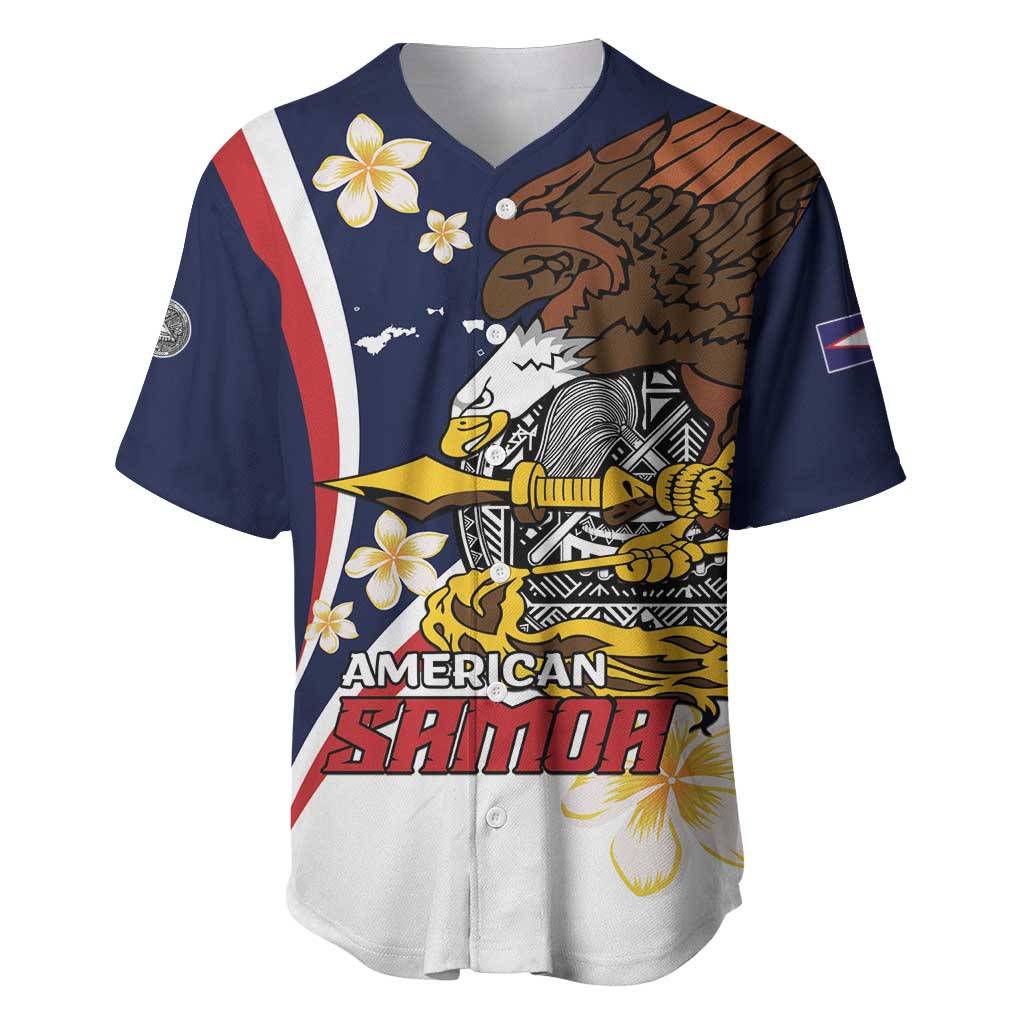 Personalized American Samoa Baseball Jersey Amerika Samoa Bald Eagle