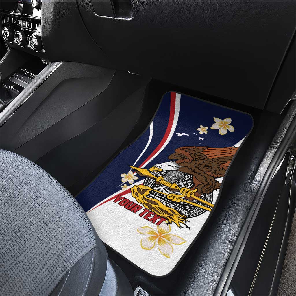 Personalized American Samoa Car Mats Amerika Samoa Bald Eagle LT01 - Polynesian Pride